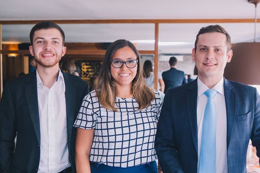 Fernando  Amaro, Jessica Costa  e Rafael Matta